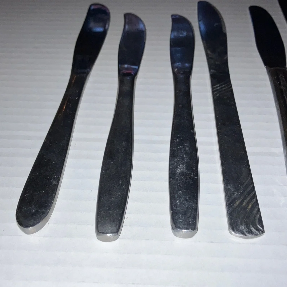 10‎ Variety Stainless Steel Butter Knives Set